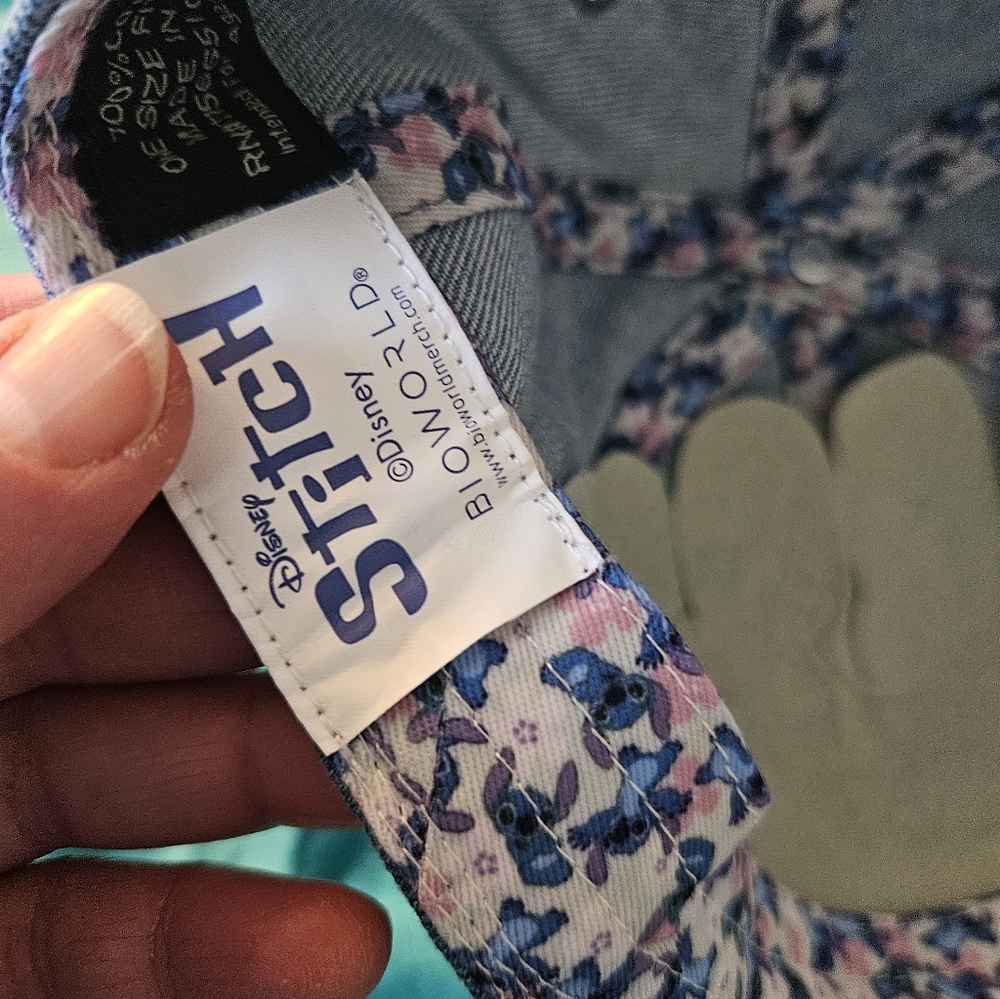 NWT Disney Stitch Adult Denim Hat - Picture 5 of 6